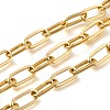 Aluminium Paperclip Chains CHA-F004-04G-1