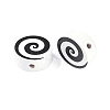 Halloween wood beads WOOD-S064-01D-2