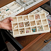 18 Grids Rectangle Wood Covered with Velvet Jewelry Trinket Display Trays AJEW-WH20054-062H-01-6