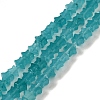 Dyed Natural Amazonite Beads Strands G-G085-B30-01-1