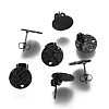 304 Stainless Steel Stud Earring Findings STAS-I157-11B-B-1