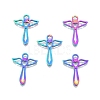 Ion Plating(IP) 201 Stainless Steel Pendants STAS-N098-104M-2