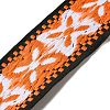 10 Yards Ethnic Style Embroidery Polyester Ribbons OCOR-XCP0002-19-3