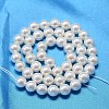 AB Color Plated Shell Pearl Round Bead Strands X-BSHE-L011-10mm-C001-3