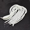Opaque Solid Color Glass Round Beads Strands X-GLAA-F032-8mm-01-4