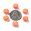 Opaque Striped Acrylic Beads MACR-S373-27D-04-4