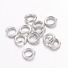 Brass Open Jump Rings X-JRC4mm-NF-1