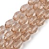 Transparent Glass Beads Strands EGLA-N013-T10mm-D23-1