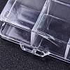 (Defective Closeout Sale:Cracks)Plastic Bead Storage Containers CON-XCP0007-09-4