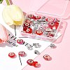 DIY Tibetan Style Alloy & Resin European Beads Making Finding Kits DIY-FS0006-78E-10