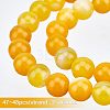 2 Strands Natural Striped Agate/Banded Agate Bead Strands G-OC0002-33-3