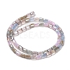 Electroplate Glass Beads Strands EGLA-D030-08A-2