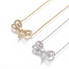 304 Stainless Steel Pendant Necklaces NJEW-E141-03-1