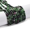 Natural Ruby in Zoisite Beads Strands G-F785-A01-01-2