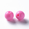 Opaque Acrylic Beads X-MACR-S370-C10mm-M1-2
