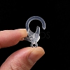 Transparent Plastic Lobster CLaw Clasps LS-KY-H005-A13-5