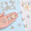 20Pcs 2 Styles Alloy Rhinestone Cabochons FIND-CA0006-51-3