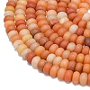 Natural Red Aventurine Beads Strands G-P575-A02-8x5mm-05-3