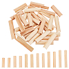 40Pcs 6 Style Pinewood Wooden Holder DIY-OC0010-15-1