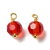 Glass Charms KK-P242-04G-1