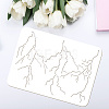 Plastic Drawing Painting Stencils Templates DIY-WH0396-689-3