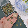 CHGCRAFT 40Pcs Alloy Enamel Pendants FIND-CA0008-36-3