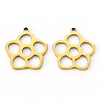 PVD Vacuum Plating 304 Stainless Steel Pendants STAS-N092-92G-2