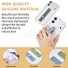 24Pcs 12 Colors Rectangle Silicone Phone Strap Grip Holder Finger AJEW-FH0008-81-3