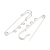 Iron Safety Pins Brooch Findings IFIN-Z005-02P-01-2