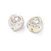 Baking Painted Acrylic & Rhinestone Beads RB-CBA19D7-02C-2