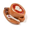 Coffee Theme Opaque Resin Decoden Cabochons RESI-M042-01B-2