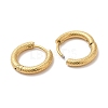 304 Stainless Steel Hoop Earring EJEW-H134-01G-2