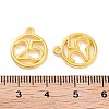 Rack Plating Alloy Pendants PALLOY-S190-06G-04-3