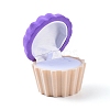 Cup Cake Shape Velvet Jewelry Boxes VBOX-L002-A02-2
