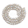 Electroplate Glass Beads Strands EGLA-A034-J6mm-B09-2