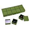 12Pcs Cardboard Paper Jewelry Storage Boxes with Sponge CON-TA0001-43A-1