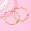 Ring 304 Stainless Steel Big Hoop Earrings X-EJEW-N0016-11G-F-2