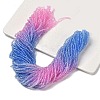 Transparent Painted Glass Beads Strands DGLA-A034-T1mm-A08-1