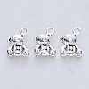 Tibetan Style Alloy Pendants X-TIBE-R316-046AS-RS-1