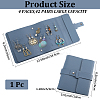 1PC PU Imitation Leather Earring Storage Bags ABAG-CN0001-41C-2
