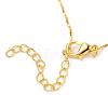 Gold Plated Tin Alloy Snake Chain Fine Necklace Making NJEW-BB10181-18-4