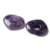 Natural Amethyst Hollow Pendants X-G-C167-06H-2