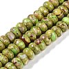 Dyed Synthetic Imperial Jasper Beads Strands G-P529-E01-A04-1