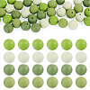 40Pcs 4 Colors Round Silicone Focal Beads SIL-TAD0001-02D-1
