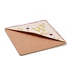 4Pcs Letter Personalized Hand Embroidered Corner Bookmarks JX587W-3