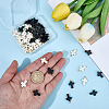 60Pcs 2 Colors Dyed Synthetic Turquoise Pendants FIND-BM0001-60C-3