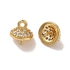 Brass Micro Pave Cubic Zirconia Pendant Bails KK-E098-05G-2