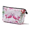 Flamingo Pattern Polyester  Makeup Storage Bag AJEW-Z013-01C-2