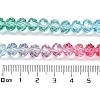 Transparent Painted Glass Beads Strands DGLA-A034-T8mm-A11-3