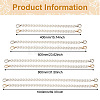 8Pcs 8 Style White Acrylic Round Beads Bag Handles FIND-TA0001-70-2